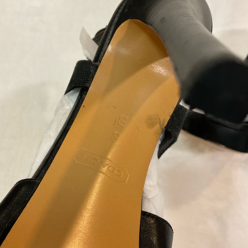 Coach Black Strappy High Heels - Picture 7 of 11